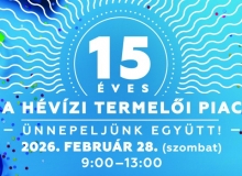 15 éves a Hévízi Termelői Piaca