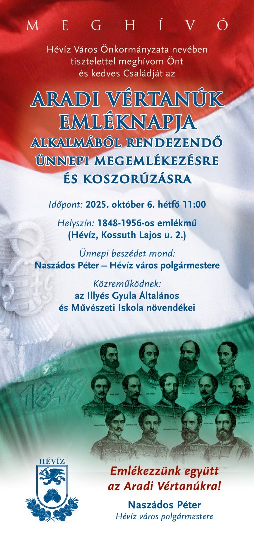 Aradi vértanúk emléknapja