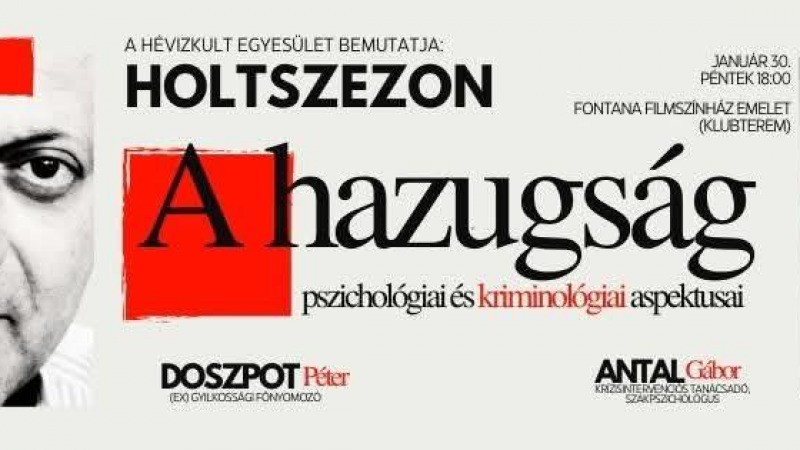 HévízKult Egyesület : HOLTSZEZON
