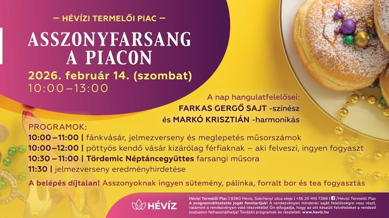 Asszonyfarsang a piacon